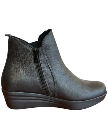 Δερμάτινο Γυναικείo Μποτάκι - F703