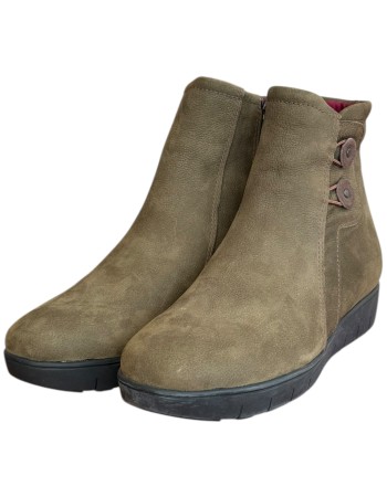 Δερμάτινο Γυναικείo Μποτάκι - F704