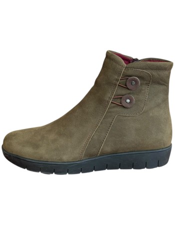 Δερμάτινο Γυναικείo Μποτάκι - F704