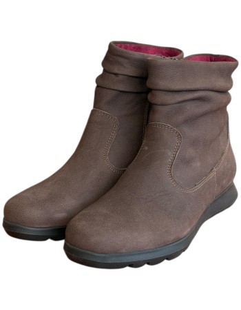 Δερμάτινο Γυναικείo Μποτάκι - F706