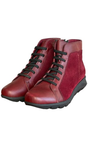 Δερμάτινο Γυναικείo Μποτάκι - F707