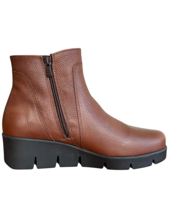 Δερμάτινο Γυναικείo Μποτάκι - F709