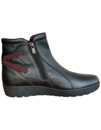 Δερμάτινο Γυναικείo Μποτάκι - F710