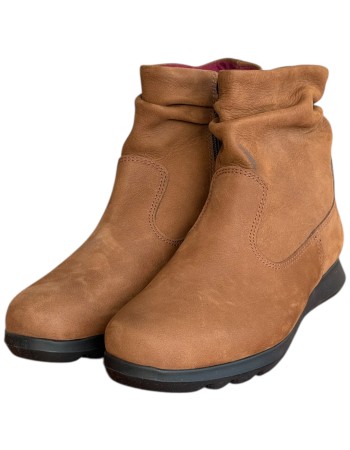 Δερμάτινο Γυναικείo Μποτάκι - F711