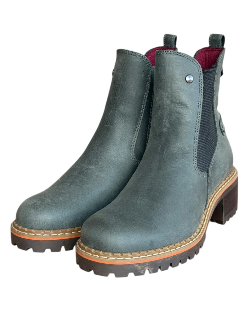 Δερμάτινο Γυναικείo Μποτάκι - F712