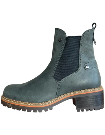 Δερμάτινο Γυναικείo Μποτάκι - F712