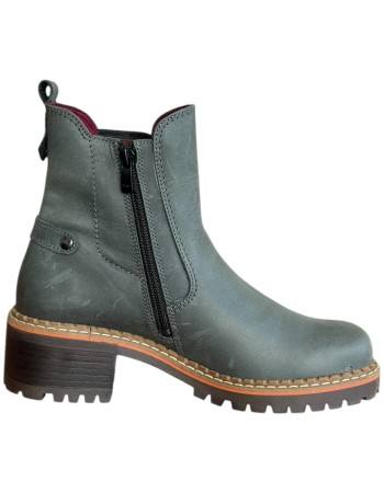 Δερμάτινο Γυναικείo Μποτάκι - F712