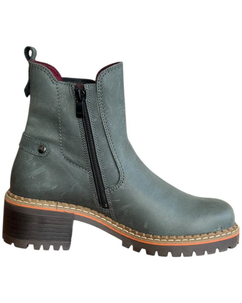 Δερμάτινο Γυναικείo Μποτάκι - F712