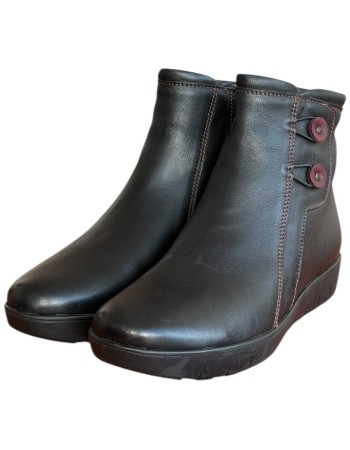 Δερμάτινο Γυναικείo Μποτάκι - F713