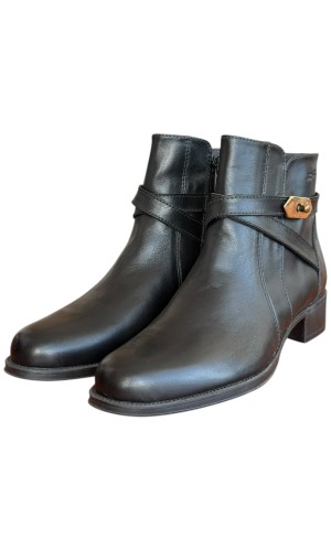 Δερμάτινο Γυναικείo Μποτάκι - F715