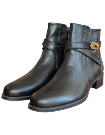 Δερμάτινο Γυναικείo Μποτάκι - F715