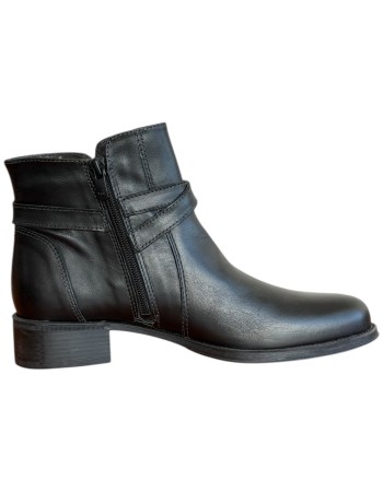 Δερμάτινο Γυναικείo Μποτάκι - F715