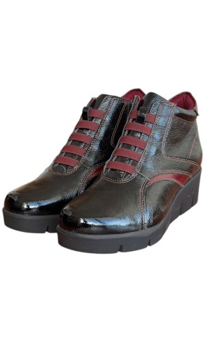 Δερμάτινο Γυναικείo Μποτάκι - F717