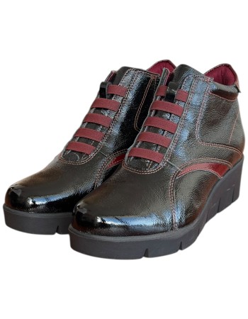 Δερμάτινο Γυναικείo Μποτάκι - F717