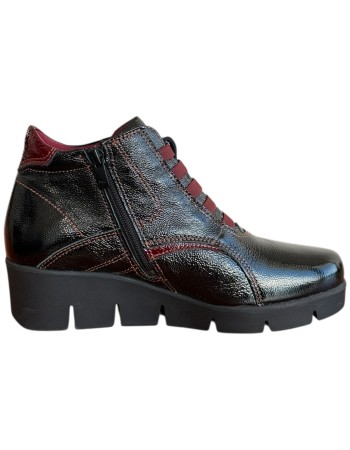 Δερμάτινο Γυναικείo Μποτάκι - F717