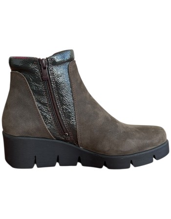 Δερμάτινο Γυναικείo Μποτάκι - F718