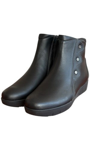 Δερμάτινο Γυναικείo Μποτάκι - F719