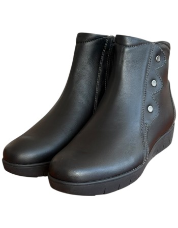 Δερμάτινο Γυναικείo Μποτάκι - F719