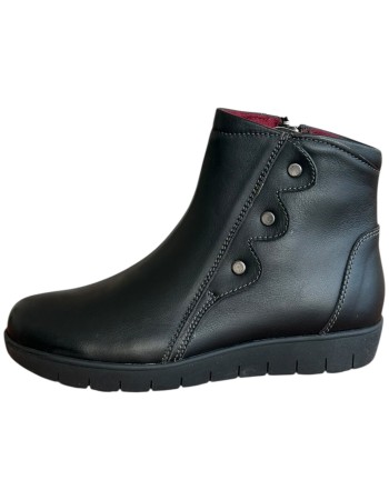 Δερμάτινο Γυναικείo Μποτάκι - F719