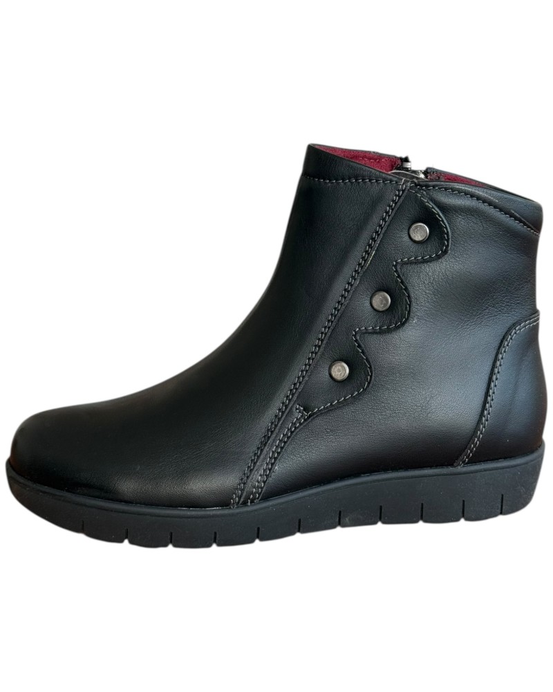 Δερμάτινο Γυναικείo Μποτάκι - F719