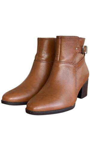 Δερμάτινο Γυναικείo Μποτάκι - F720