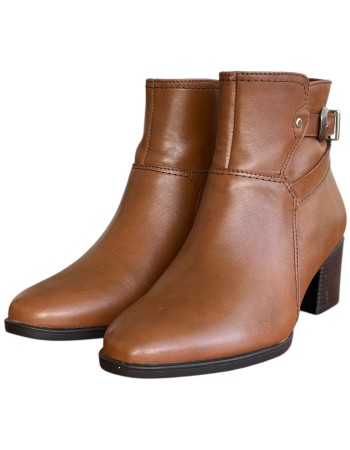 Δερμάτινο Γυναικείo Μποτάκι - F720