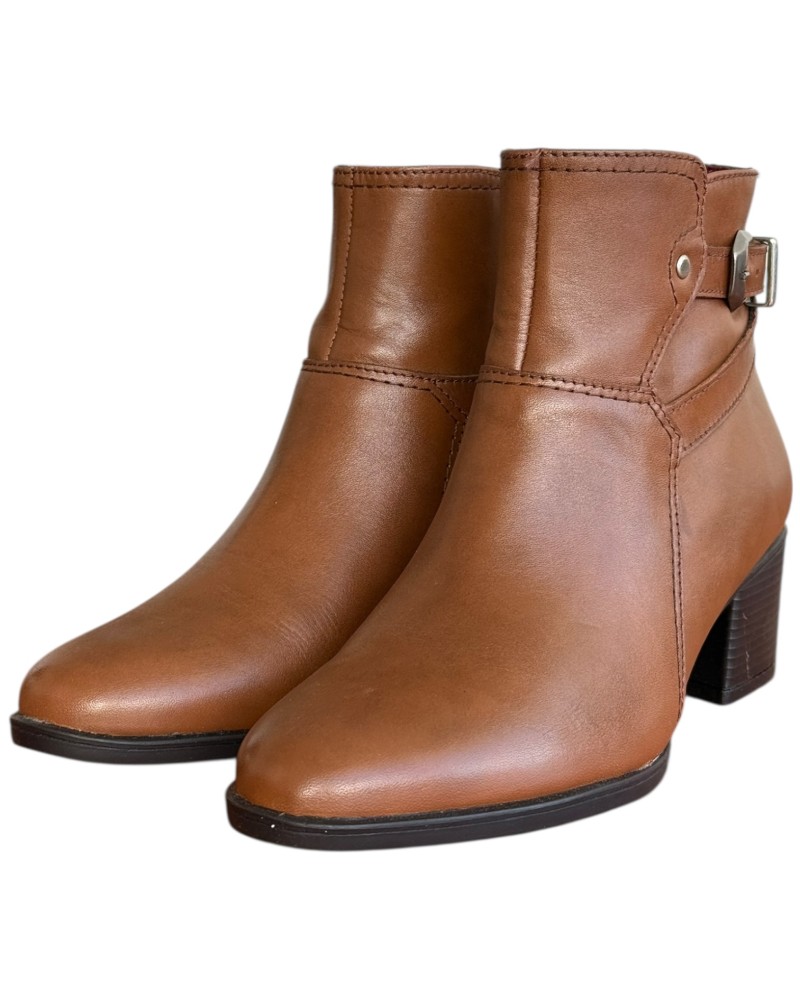 Δερμάτινο Γυναικείo Μποτάκι - F720