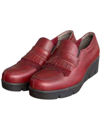  Δερμάτινο Γυναικείo Μοκασίνι - F732