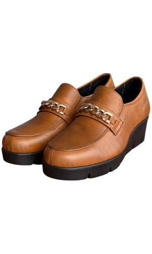  Δερμάτινο Γυναικείo Μοκασίνι - F739