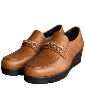  Δερμάτινο Γυναικείo Μοκασίνι - F739