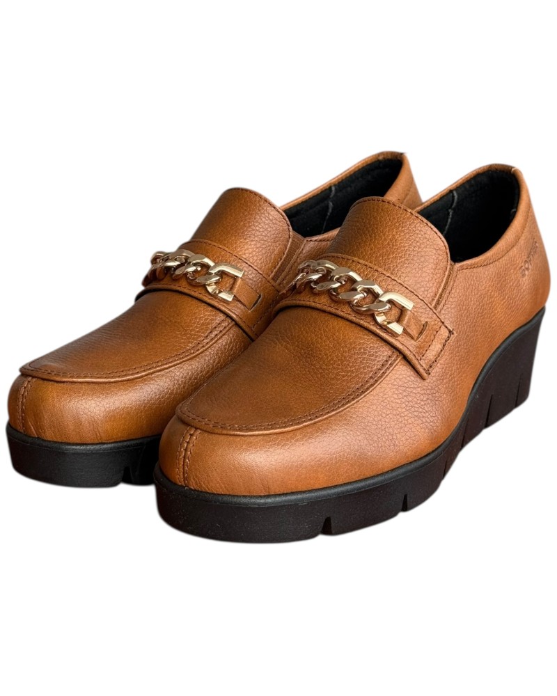  Δερμάτινο Γυναικείo Μοκασίνι - F739