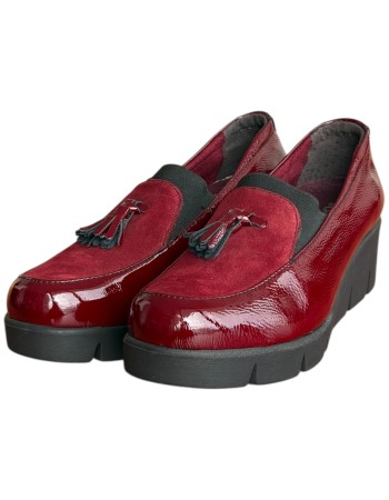  Δερμάτινο Γυναικείo Μοκασίνι - F746