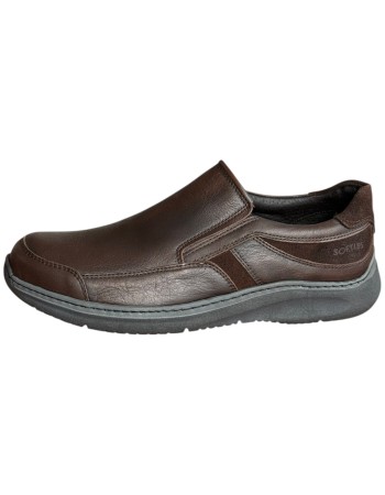  Δερμάτινο Ανδρικό Παπούτσι - F747