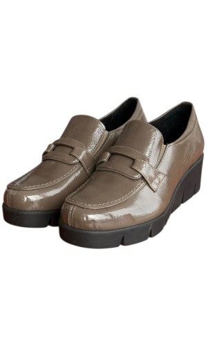  Δερμάτινο Γυναικείo Μοκασίνι - F748