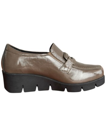  Δερμάτινο Γυναικείo Μοκασίνι - F748