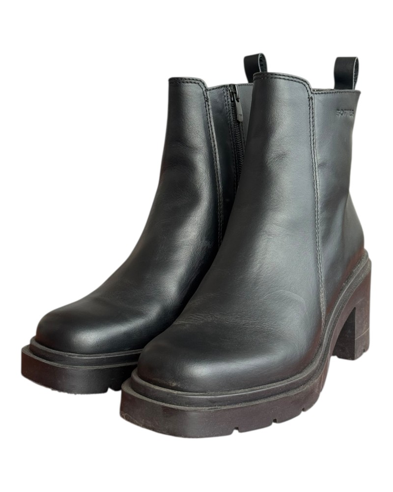 Δερμάτινο Γυναικείo Μποτάκι - F762