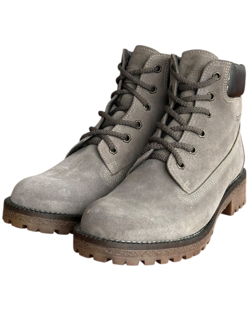 Δερμάτινο Γυναικείo Μποτάκι - F766