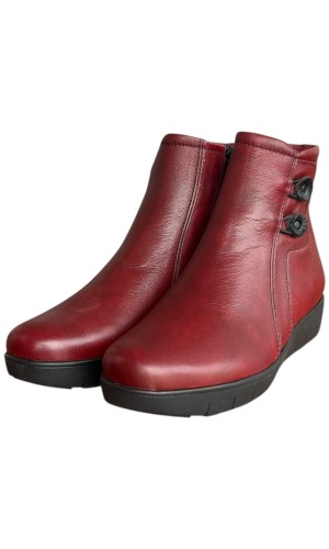 Δερμάτινο Γυναικείo Μποτάκι - F768