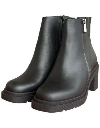 Δερμάτινο Γυναικείo Μποτάκι - F773