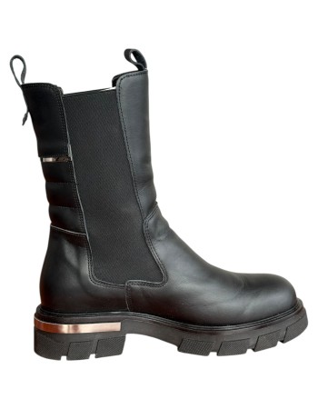 Δερμάτινο Γυναικείo Μποτάκι - F775