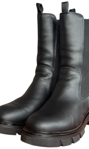 Δερμάτινο Γυναικείo Μποτάκι - F775