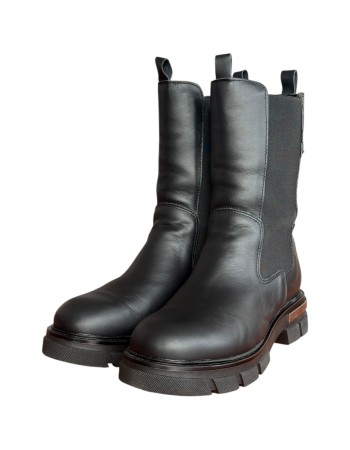 Δερμάτινο Γυναικείo Μποτάκι - F775