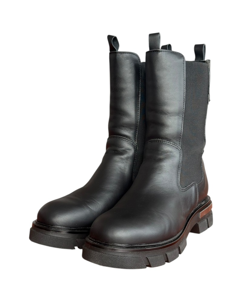 Δερμάτινο Γυναικείo Μποτάκι - F775