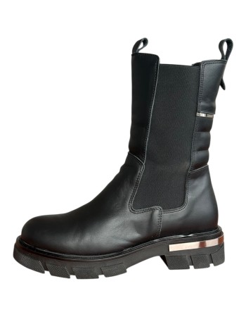 Δερμάτινο Γυναικείo Μποτάκι - F775