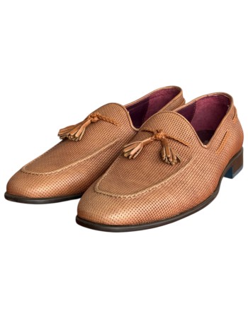  Δερμάτινο Ανδρικό Παπούτσι - F788