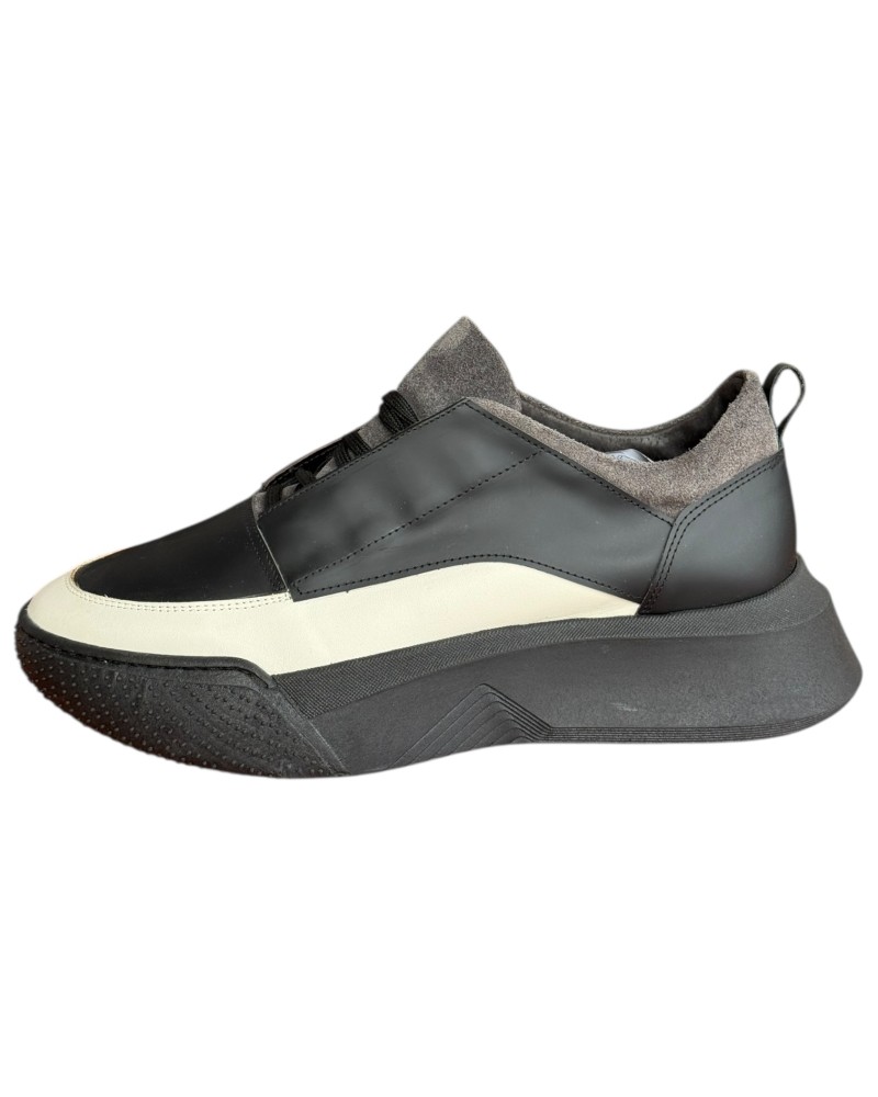  Δερμάτινο Ανδρικό Sneaker- F795