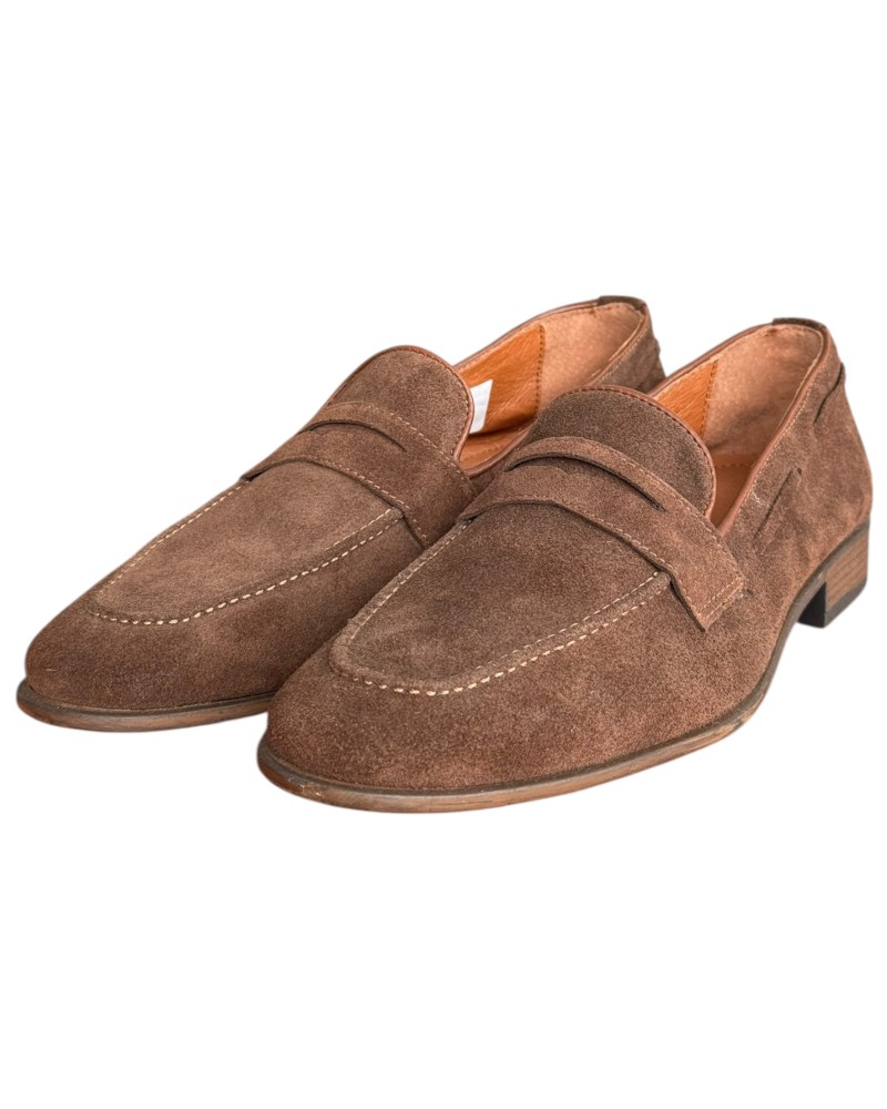  Δερμάτινο Ανδρικό Παπούτσι - F797