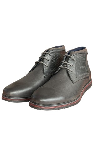  Δερμάτινο Ανδρικό Μποτάκι - F804