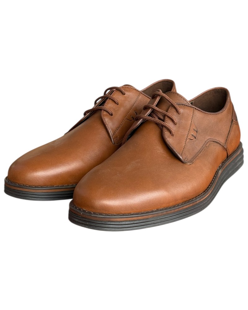  Δερμάτινο Ανδρικό Παπούτσι - F809