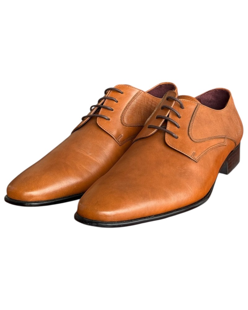  Δερμάτινο Ανδρικό Παπούτσι - F821